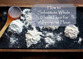 how to subsute whole wheat flour for