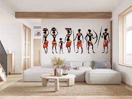 African Tribe Wall Art Vinyl Sticker