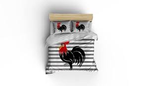 rowdy red rooster duvet covers home