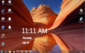 Windows 8 Desktop Clock Windows