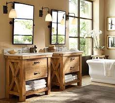 You trust pottery barn for quality kitchenware, duvet covers, dressers, and more—why not look to them for a new vanity? Benchwright 36 Single Sink Vanity Pottery Barn