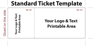 Free Sports Event Ticket Template Download Word C