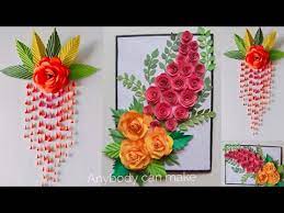 Easy Diy Paper Flower Wall Hanging