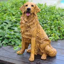 Dog Sculpture Golden Retriever Statue