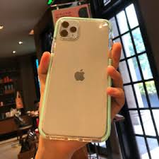 Clear case for iphone 12 11 pro max mini xs xr se x 8 7 protector silicone cover. For Iphone 12 Pro Max Mini 11 Pro Max Xr Case Clear Slim Cute Bumper Green Cover Ebay