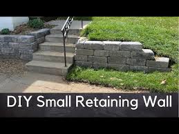 Diy Small Retaining Wall Build Small