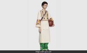 Gucci is a coveted global brand known for its chic interlocking g logo and signature red and green color scheme. Desi Twitter Shocked At Gucci Selling A Kurta For Rs 2 5 Lakh
