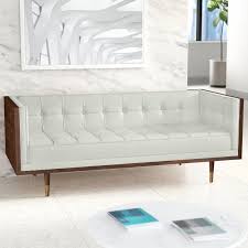 The Mid Century Leather Sofa