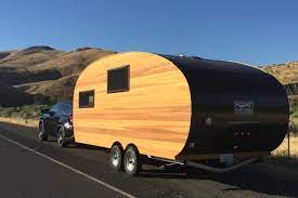 off grid wooden cing trailer sleeps