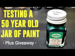 Testing A 50 Year Old Jar Of Paint