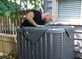 central air conditioner in the winter