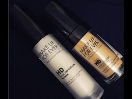 make up forever hd foundation initial