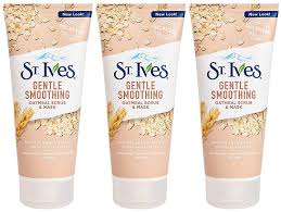 One part scrub, and one part mask. Amazon Com St Ives Nourished And Smooth Oatmeal Scrub And Mask 6 Fluid Ounce Pack Of 3 Beauty