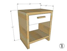 Build your own clean, simple two drawer diy modern nightstand with these free building plans and video tutorial. Diy Modern Plywood Nightstand Video Tutorial Building Plans Pneumatic Addict