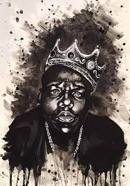 iconic portrait of notorious b i g