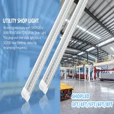 Thus, one can stay assured about the quality of products with ease. Utility Shop Light Fixture 3ft 4ft 5ft 6ft 8 Foot Led Tube Lights Ceiling Garage Lighting T8 Long Slim Small Led Shop Lights Shop Light Fixtures Shop Lighting