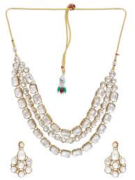 indian jewelry set women goldplated