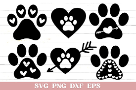 dog paw svg paw print svg paw print