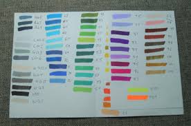 Clean Ohuhu Marker Chart Touchnew Color Chart Blank