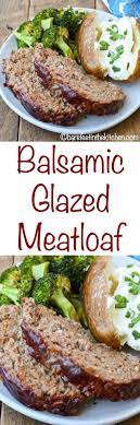 balsamic glazed meatloaf barefeet in
