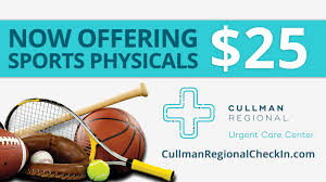 If you require immunizations or further testing, additional fees. Cullman Regional Urgent Care Offering Sports Physicals For 25 Cullman Regional Medical Center