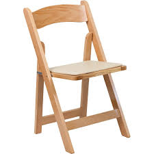 wood natural finish garden chair