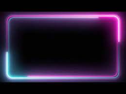 neon frame stock motion graphics you