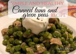 healthy canned tuna and green peas recipe