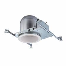 These downlights are almost flush with the ceiling making them sleek and great looking. Commercial Electric 6 In White Recessed Can Lighting Housings And Trims 6 Pack Cer105 The Home Depot