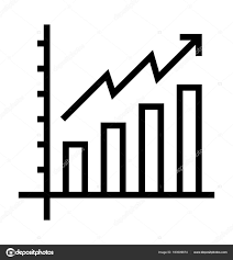 Growth Chart Vector Icon Stock Vector Prosymbols 183509674