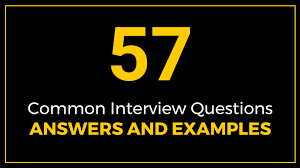 Thinking about a job interview might make you nervous, but if you follow these tips, you will learn how to interview well and make sure you are prepared. 57 Common Interview Questions Answers And Examples Thriveyard