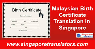 Look through examples of copy translation in sentences, listen to pronunciation and learn grammar. Malaysian Birth Certificate Translation Services Singapore Malay Translation Services Singapore