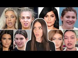 reacting to influencers without makeup