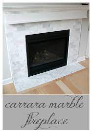 Carrara Marble Fireplace