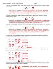 periodic trends worksheet answers