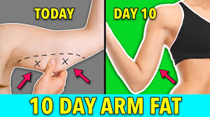 lose arm fat in 10 days slim arms fast