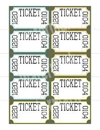 Numbered Ticket Template Free Raffle Word Epic Business Card