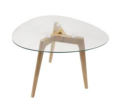 lot de 2 tables gigognes trempé 60cm