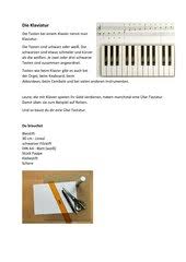 Klavier tastatur oktave mit aufklebern stockfoto bild. Musik Arbeitsmaterialien Hilfsmittel 4teachers De