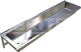 commercial stainless steel trough