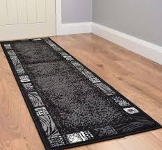 black living room rug carpet runner