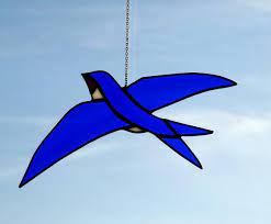 Stained Glass Swallow Swallow Gift