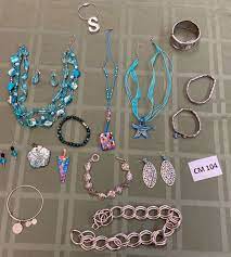 turquoise colored costume jewelry
