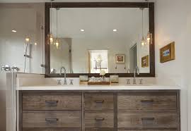 antique finish on vanity contemporary