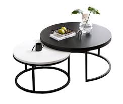 Glinda Nesting Coffee Table Set Black