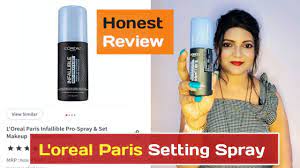 loreal makeup setting spray review