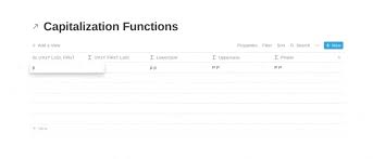 proper functions in notion databases