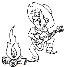 She is often credited as a heroine by newer generations of female singers, who claim she opened. Cowboy Coloring Pages Singing Coloring4free Coloring4free Com