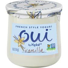 yogurt single serve cup vanilla 5 oz