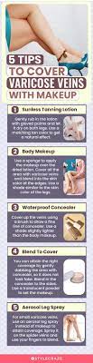 simple makeups to cover varicose veins